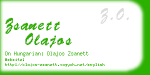 zsanett olajos business card